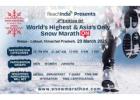 4th Edition of the World's Highest Snow Marathon at Sissu, Lahaul, Himachal Pradesh