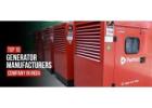 Top 10 Generator Manufacturers Company in India - Perfect Generators