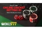 Secure Your Online Cricket Betting ID with World777