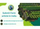 Agri-Journal-World – Submit Your Farm Article in India and Reach a Wider Audience!