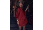 Red Valentines Day Dresses for Women - Short Dress - Midi Dress