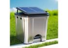 Smart Waste Bins | Solar-powered Trash Compactor – Tom Robots