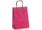 Paper Bag 18 x 8 x 31 cm Pink - Qubyk USA