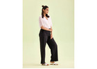 Casual Pants for Women by Go Colors – Everyday Comfort with Modern Style