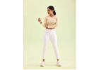 Buy Stylish White Pants for Women Online at Go Colors
