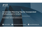 Investment Planning Tips for Incorporated Professionals in Ontario