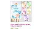 Birthday Party Welcome Board for Fun, Stylish Events