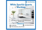 White Sparkle Quartz Worktop | +44 020 83685555 | DialAWorkTop