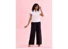 Buy Lightweight and Breathable Palazzo Pants for Women Online at Go Colors