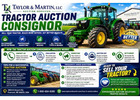 Tractor Auction Consignor Services for Equipment Sellers