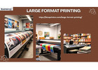 Increase your business's visibility through impactful large format printing solutions