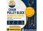 High-Quality Chain Pulley Block Manufacturers