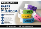Tyvek Paper Event Wristbands for Events and Parties