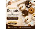Freshly Made Vermicelli Chocolate Donut with Delicious Flavor