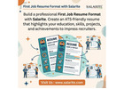 First Job Resume Format with Salarite
