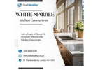 White Marble Kitchen Countertops | +44 020 83685555 | DialAWorkTop