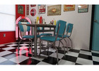 Obtain lifetime structural warranty with our heavy-duty Retro chairs and table