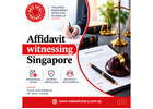 Affidavit witnessing Singapore