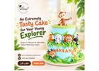 Bring the Jungle to Celebration with a Safari Animal Birthday Cake