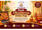 Book Dhanteras Puja Online for Prosperity and Wealth