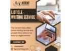 Engage Readers with Compelling Listicle Writing Service