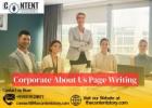 Professional Corporate About Us Page Writing for Business Success