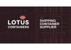 Buy shipping containers in Germany | LOTUS Containers