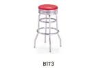 Our retro bar table and stools are rated to withstand pressures up to 400 lbs