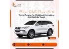 Affordable Toyota Fortuner Rentals in Jaipur - India Tour Point