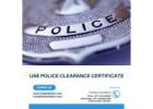 UAE Police Clearance Certificate (PCC UAE)