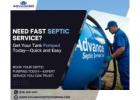 Need Fast Septic Service?: Get Your Tank Pumped Today—Quick and Easy!