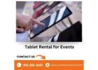 Reliable Tablet Rental for Seamless Event Experiences