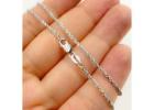 14 kt solid gold rope chain for women