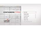 Different types of containers | LOTUS Containers